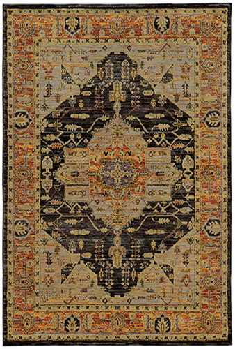 Oriental Weavers Andorra 7138B Gold, Grey