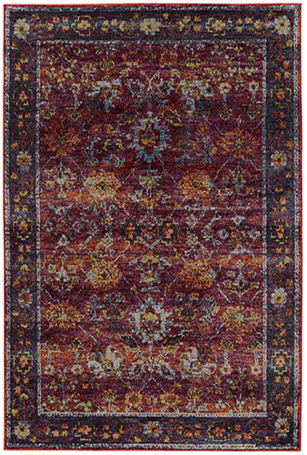 Oriental Weavers Andorra 7153A Red, Purple