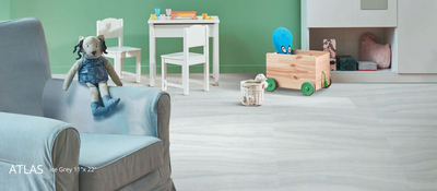 QDI Surfaces Atlas 11" x 22" Porcelain Tile Warm Grey
