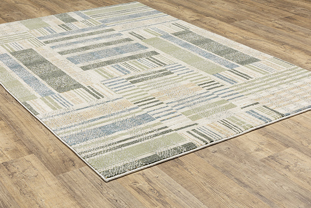 Oriental Weavers Atlas 752E0 Blue, Green