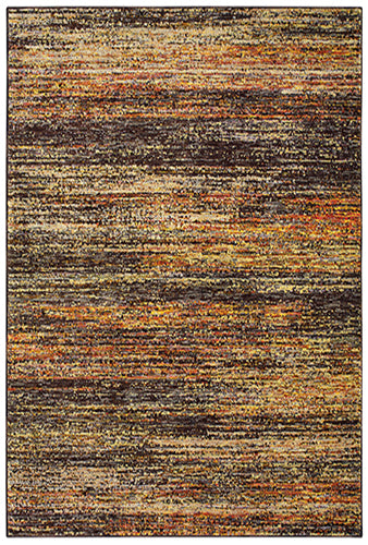 Oriental Weavers Atlas 8037C Gold, Charcoal