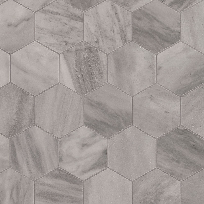 MS International Eden Hexagon 3 x 3 12" x 12" Porcelain Mosaic