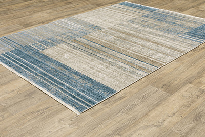 Oriental Weavers Bauer 090B2 Blue, Beige