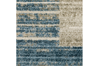 Oriental Weavers Bauer 090B2 Blue, Beige