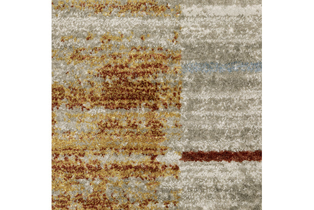 Oriental Weavers Bauer 090R2 Rust, Gold