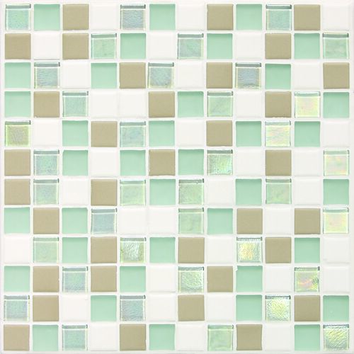 Daltile Coastal Keystones 1 x 1 12" x 12" Glass Mosaic (Clearance)