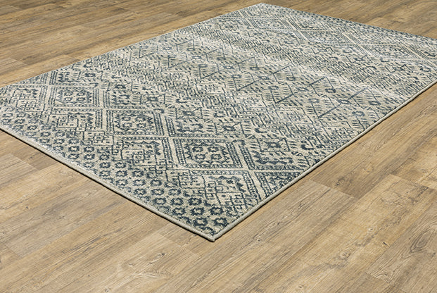 Oriental Weavers Branson BR02A Blue, Beige