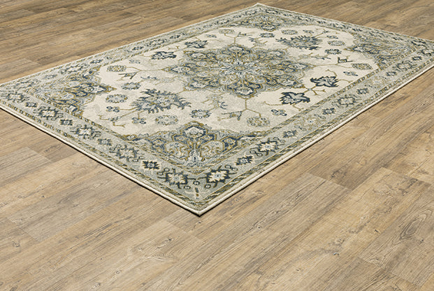 Oriental Weavers Branson BR04B Ivory, Blue