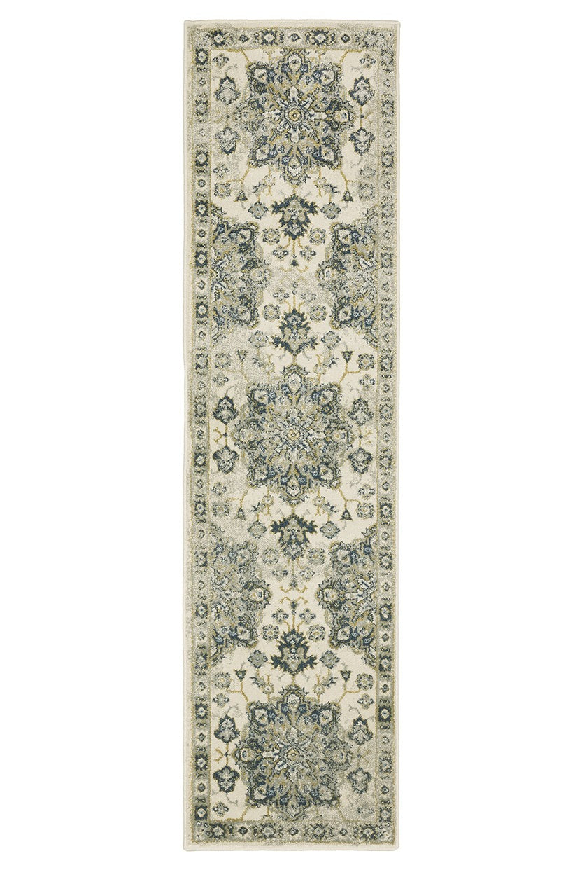 Oriental Weavers Branson BR04B Ivory, Blue