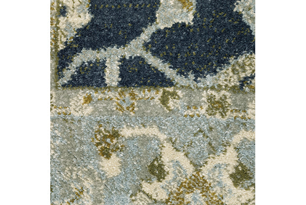 Oriental Weavers Branson BR05A Blue, Ivory