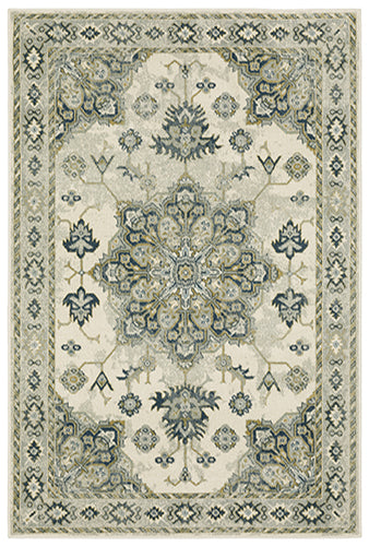 Oriental Weavers Branson BR04B Ivory, Blue