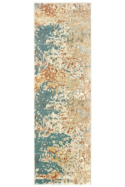 Oriental Weavers Carson 9654B Blue, Orange