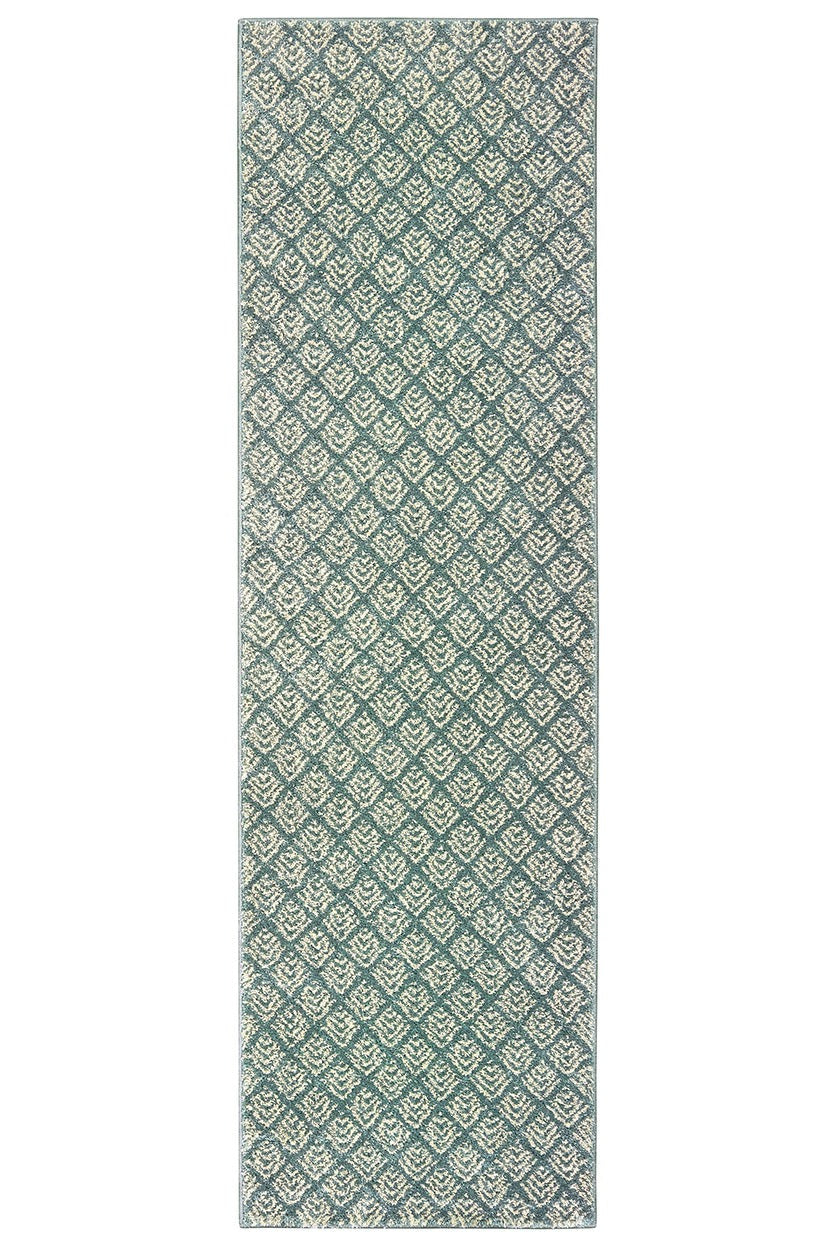 Oriental Weavers Carson 9667C Blue, Ivory