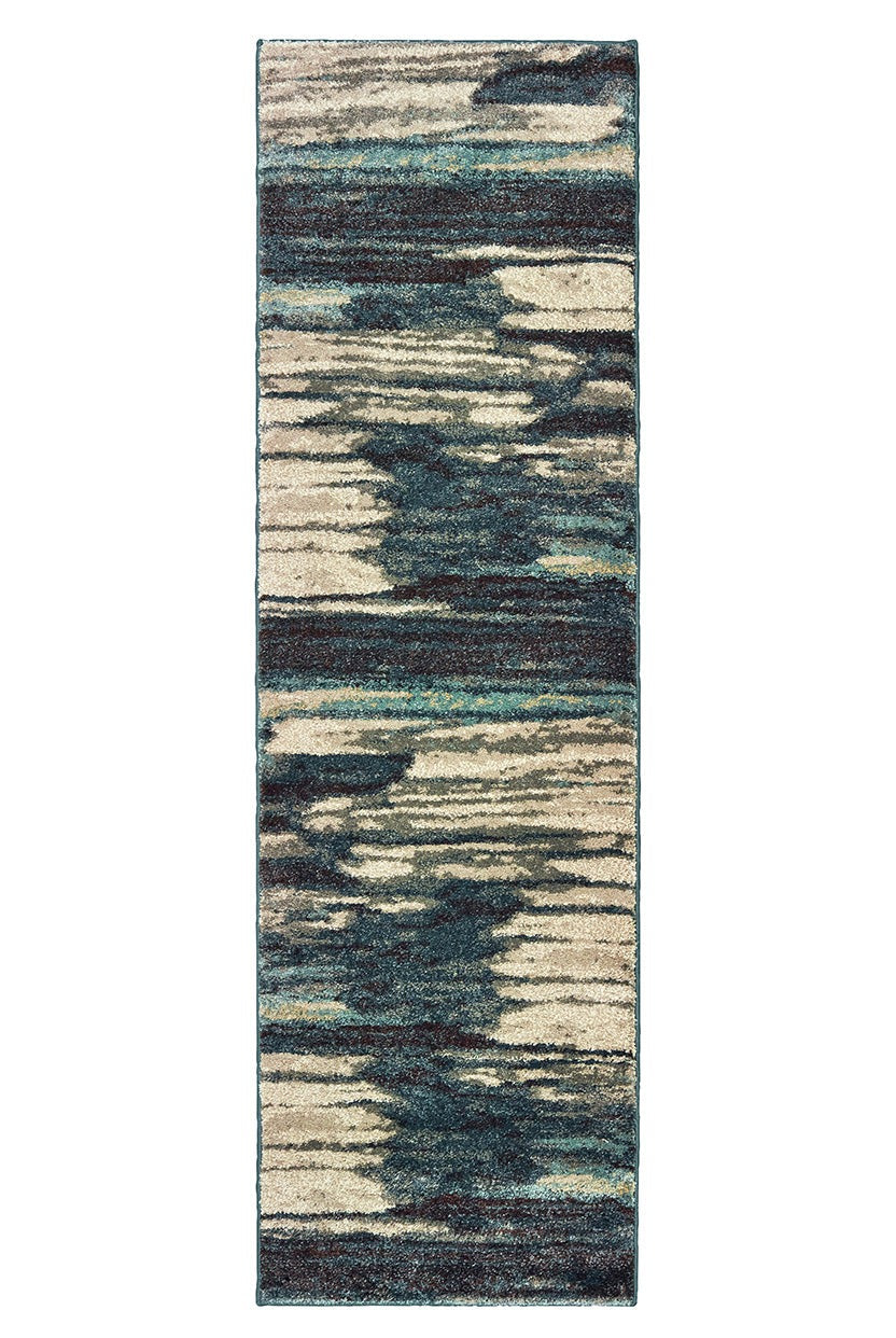 Oriental Weavers Carson 9675A Blue, Ivory