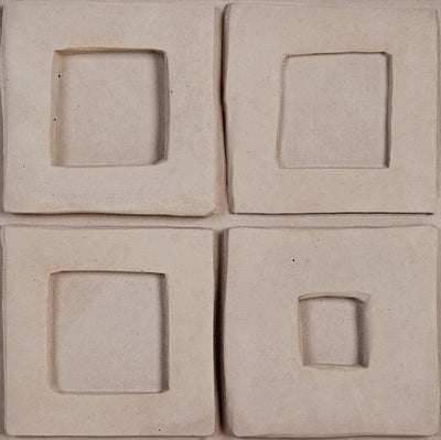 Portobello America Creta Deco 8" x 8" Natural Cement Tile