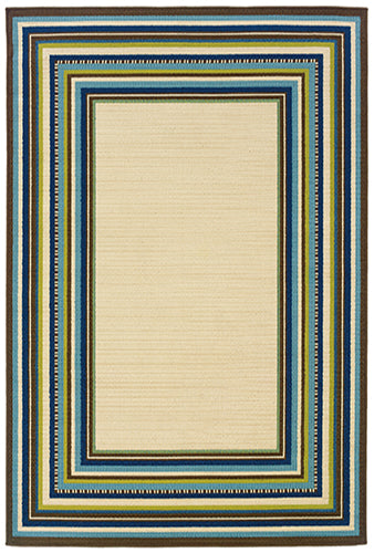 Oriental Weavers Caspian 1003X Ivory, Blue