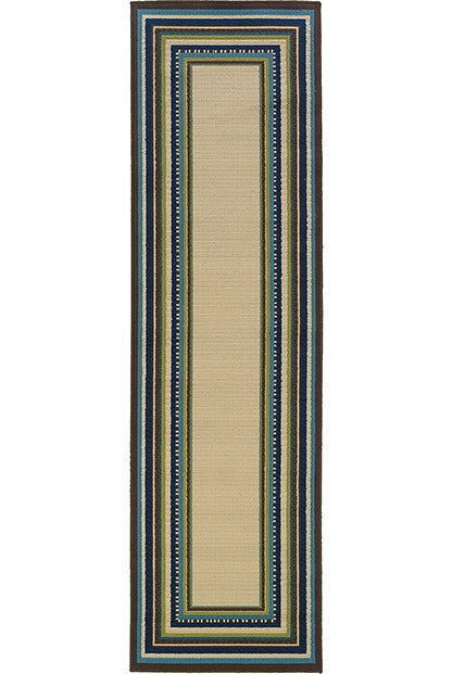 Oriental Weavers Caspian 1003X Ivory, Blue