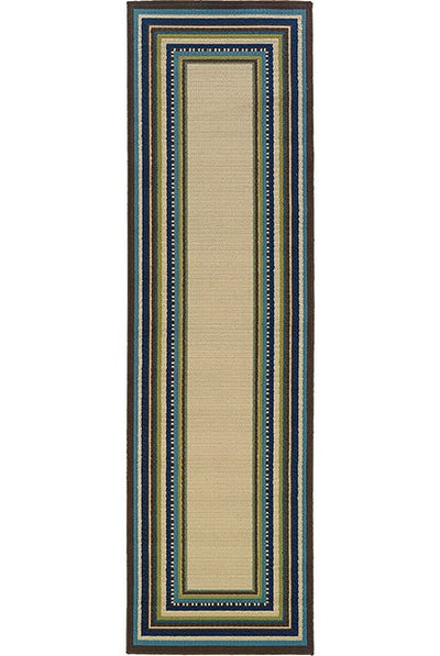 Oriental Weavers Caspian 1003X Ivory, Blue