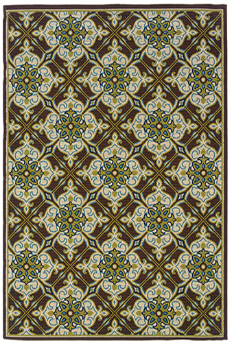 Oriental Weavers Caspian 1005D Brown, Ivory