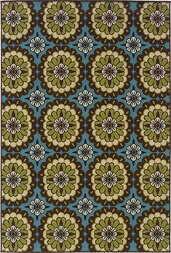 Oriental Weavers Caspian 8328L Blue, Brown