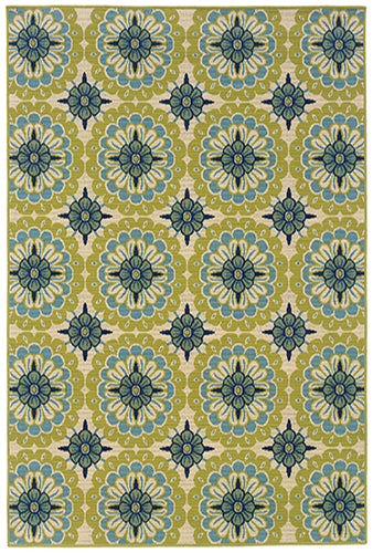 Oriental Weavers Caspian 8328W Green, Ivory