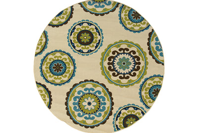 Oriental Weavers Caspian 859J6 Ivory, Green