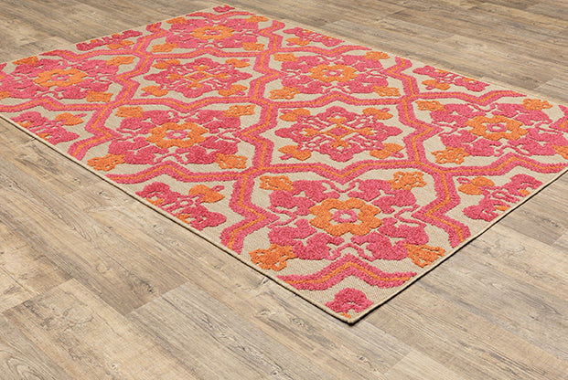 Oriental Weavers Cayman 2541V Sand, Pink