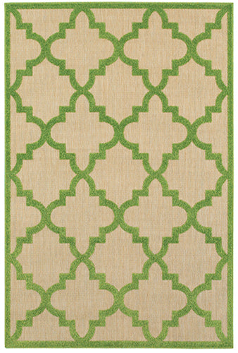 Oriental Weavers Cayman 660F9 Sand, Green