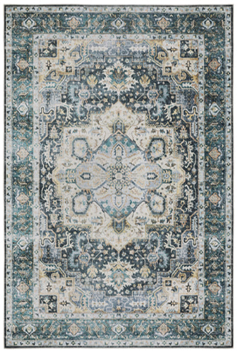 Oriental Weavers Charleston CHA01 Blue, Ivory