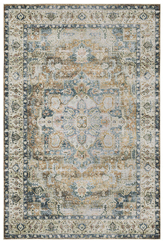 Oriental Weavers Charleston CHA02 Blue, Gold