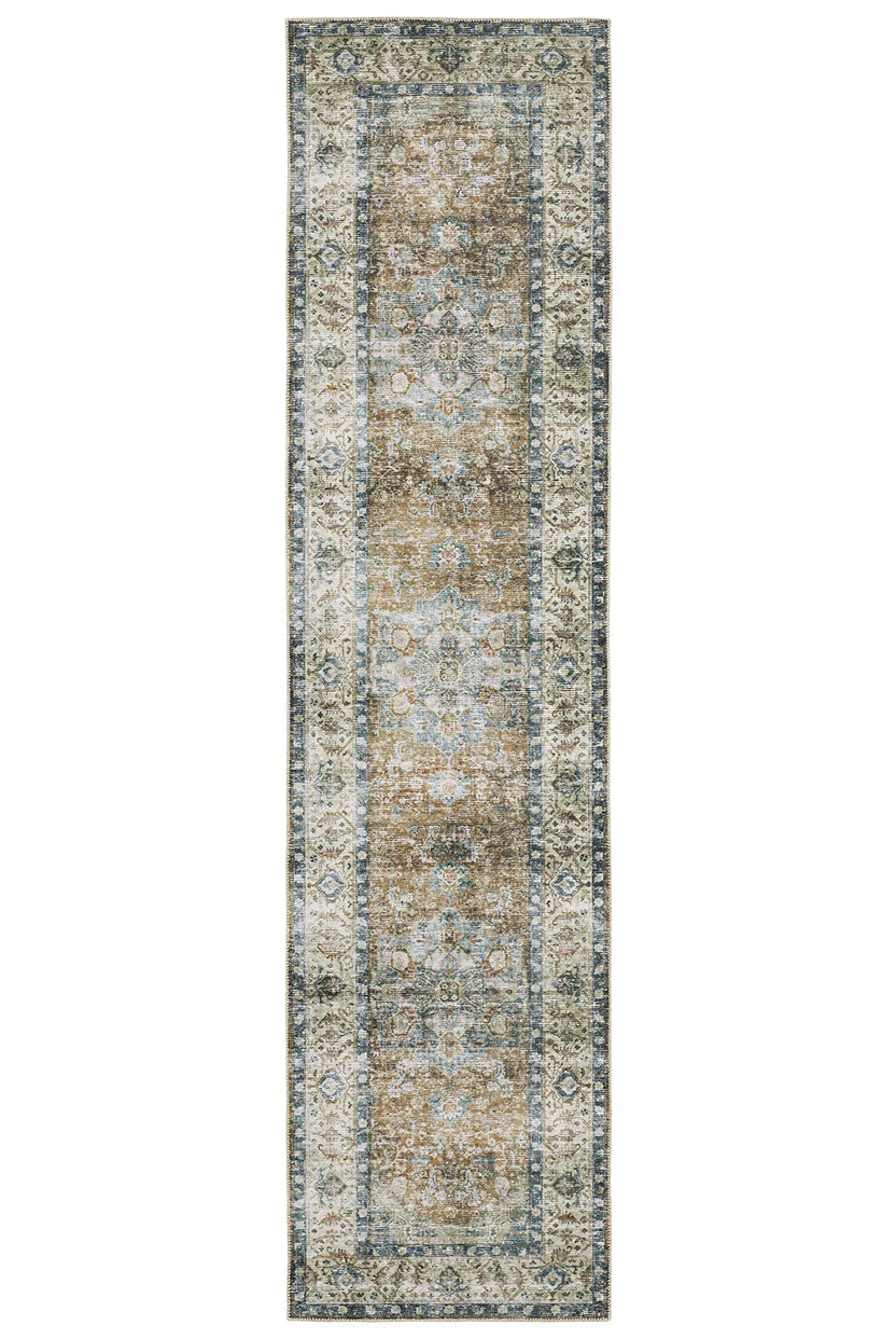 Oriental Weavers Charleston CHA02 Blue, Gold