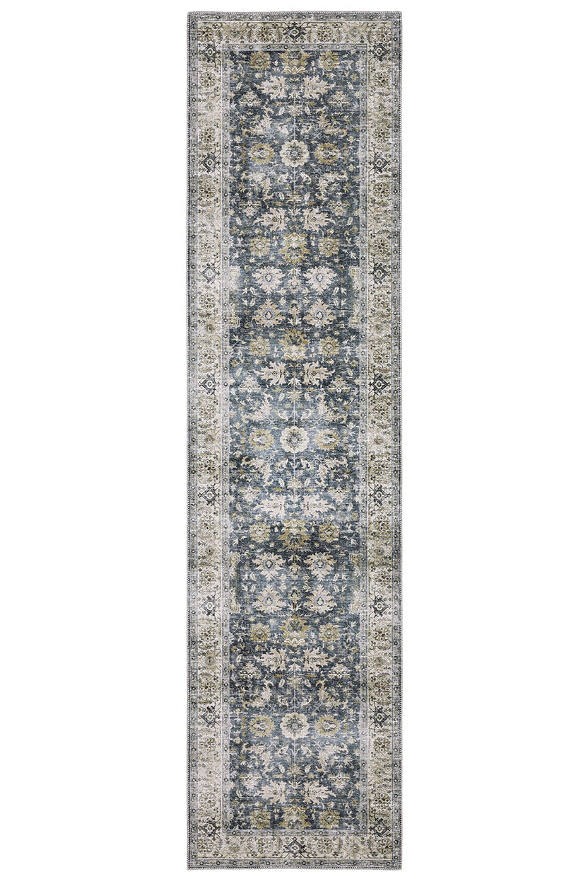 Oriental Weavers Charleston CHA08 Blue, Gold