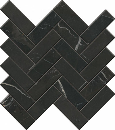 Landmark Ceramics Charme Evo Herringbone 11" x 12" Porcelain Mosaic