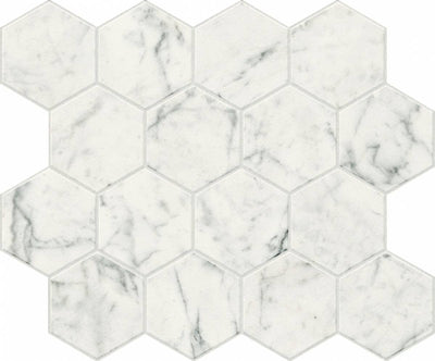 Landmark Ceramics Charme Evo 3 x 3 Hexagon 10" x 12" Porcelain Mosaic