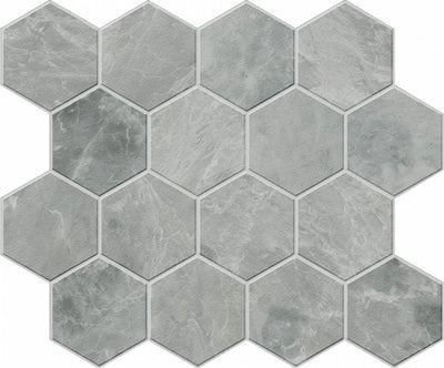 Landmark Ceramics Charme Evo 3 x 3 Hexagon 10" x 12" Porcelain Mosaic