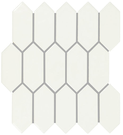 Marazzi Artezen 2 x 5 Picket 11" x 12" Ceramic Mosaic