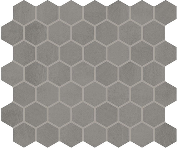 Marazzi Moroccan Concrete 1.5" Hexagon 10" x 12" Ceramic Mosaic