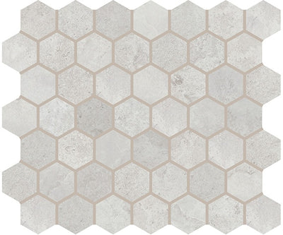 American Olean Rochester 1.5" Hexagon 12" x 14" Ceramic Mosaic