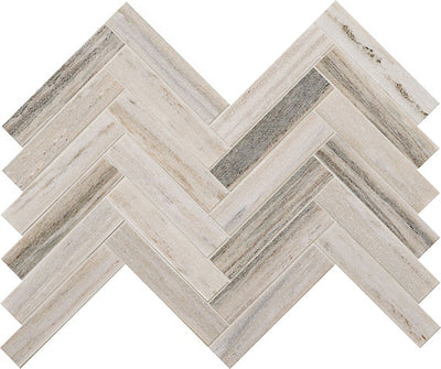 Marazzi Haven Point 1 x 6 Chevron 10" x 13" Natural Stone Mosaic