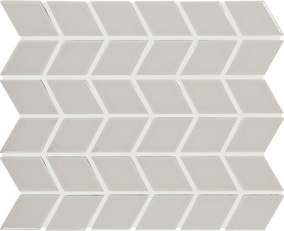 Daltile Color Wheel Retro 2 x 3 Chevron 11" x 13" Ceramic Mosaic