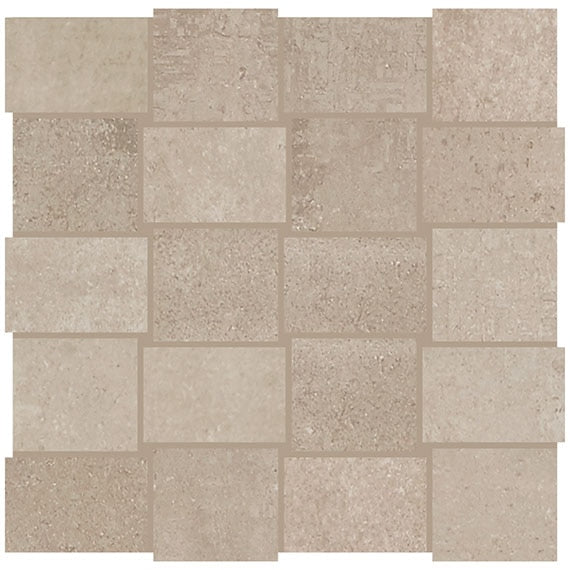 American Olean Union 2 x 3 Modern Weave 12" x 12" Porcelain Mosaic