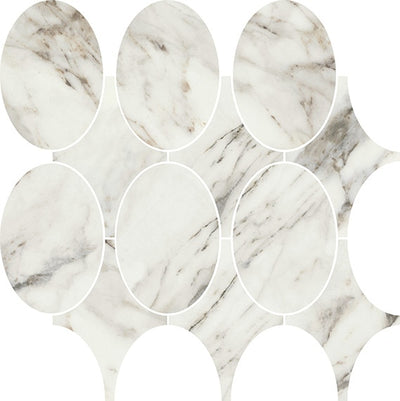 Marazzi Savoir Oval Dot 14" x 14" Porcelain Mosaic