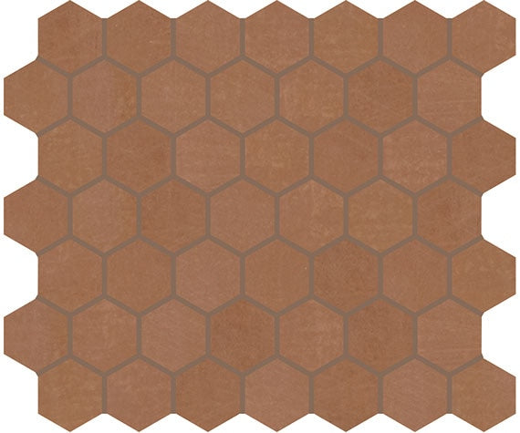 Marazzi Moroccan Concrete 1.5" Hexagon 10" x 12" Ceramic Mosaic