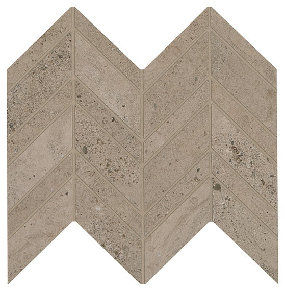 Marazzi Modern Formation Chevron 12" x 13" Porcelain Mosaic