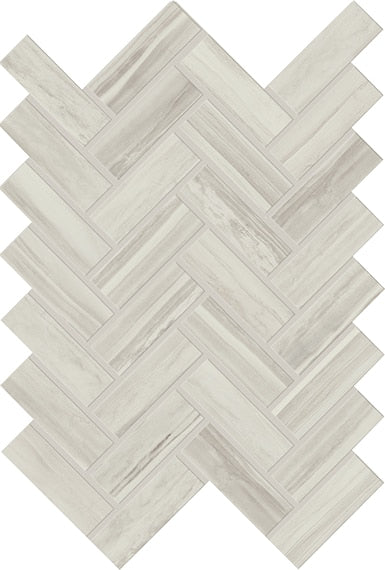 Daltile Prime 1 x 3 Herringbone 9" x 12" Ceramic Mosaic