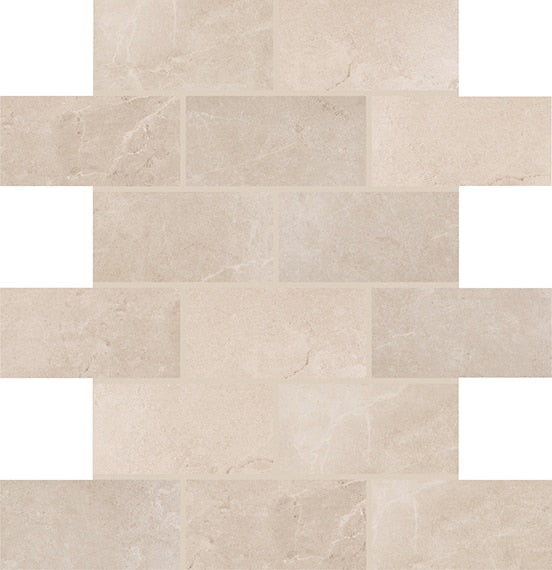 Daltile Advantage 2 x 4 Brick Joint 12" x 12" Ceramic Mosaic