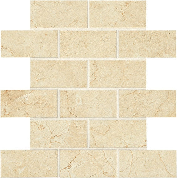 American Olean Mirasol 2 x 4 Brick Joint 12" x 12" Ceramic Mosaic