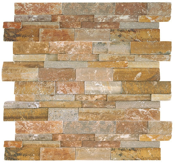 American Olean Stacked Stone 6" x 24" Natural Stone Tile