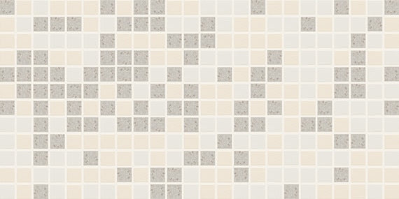 American Olean Unglazed Mosaics 1 x 1 Blend 12" x 24" Porcelain Mosaic