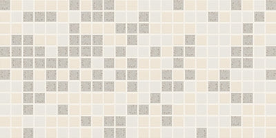 American Olean Unglazed Mosaics 1 x 1 Blend 12" x 24" Porcelain Mosaic